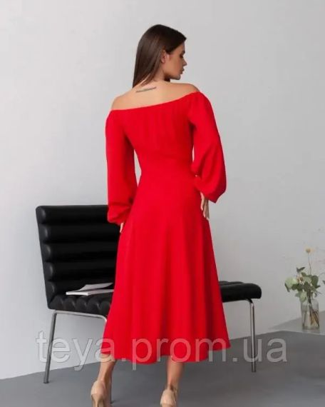 Плаття для жінок колір червоний розміри S, M, L, 3XL, XXL, XL FI_009399 | Зображення 2