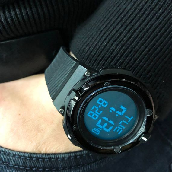 Годинник наручний чоловічий SKMEI 2010BKWT BLACK-WHITE, годинник армійський скмей, годинник спортивний. Колір: чорний | Зображення 1