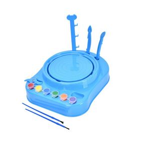 Игровой набор "Pottery Workshop" 401A гончарный круг, 2 режима, глина, краски 6 цветов Синий