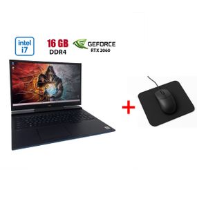 Ігровий ноутбук Dell G7 / 17.3" (1920x1080) IPS / Intel Core i7-10750H (6 (12) ядер по 2.6 - 5.0 GHz) / 16 GB DDR4 / 512 GB SSD / nVidia GeForce RTX 2060, 6 GB GDDR6, 192-bit / WebCam б/в + Подарунок Мишка та килимок