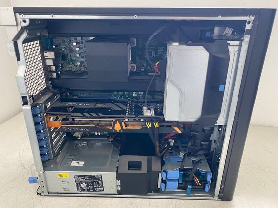 Робоча станція Б-клас Dell Precision T3610 Tower / Intel Xeon E5-2658 v2 (10 (20) ядер по 2.4 - 3.0 GHz) / 64 GB DDR3 / 240 GB SSD + 500 GB HDD / AMD Radeon R9 270X, 2 GB GDDR5, 256-bit / DVD-ROM б/в | Зображення 4