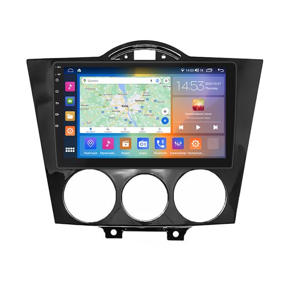 Штатна магнітола Lesko для Mazda RX-8 I 2003-2008 IPS 9" 4/64Gb CarPlay 4G Wi-Fi GPS Prime