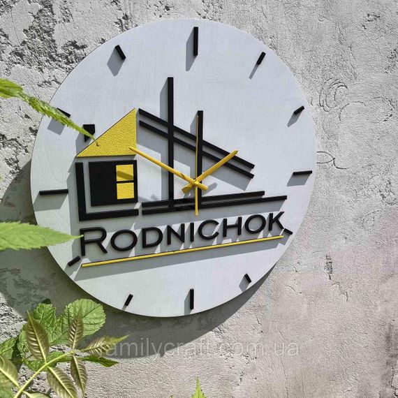 Настінний годинник з логотипом компанії Корпоративний подарунок тематичний брендований годинник | Зображення 1