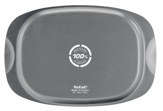 Форма для запікання Tefal La Recyclee, овальна, з ручками, 24х36см, алюміній, чорний (J5701553) | Зображення 2