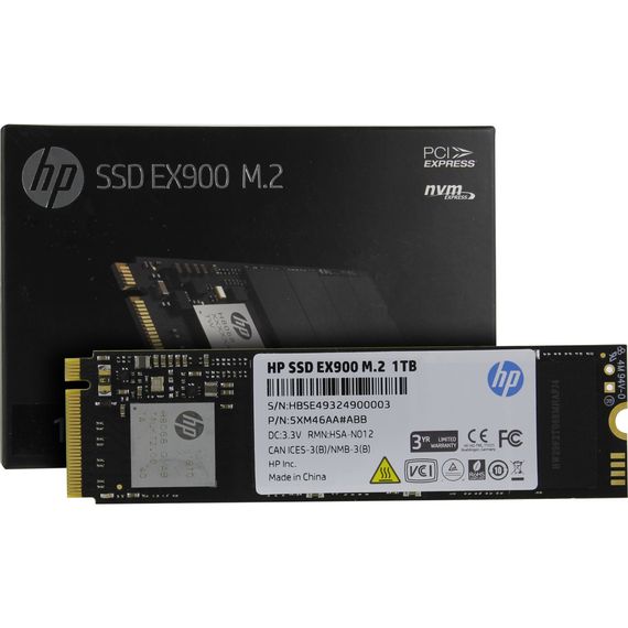 Накопитель SSD M.2 2280 1TB EX900 HP (5XM46AA) | Зображення 1