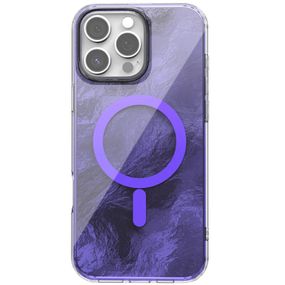 Чехол TPU Shiny Mountain (MagFit) для Apple iPhone 16 Pro (6.3") Purple