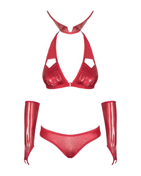 Ігровий Костюм Вампірші Obsessive Vampines Red S / M, Червоний | Зображення 2