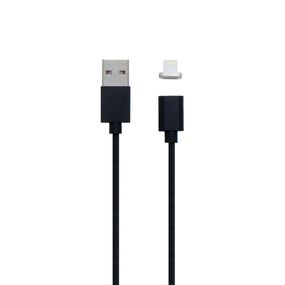Кабель USB Cable Magnetic Clip-On Lightning Колір Чорний
