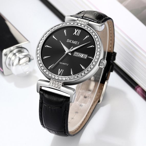 Годинник S2kmei 2090SIBK Silver-Black | Зображення 2