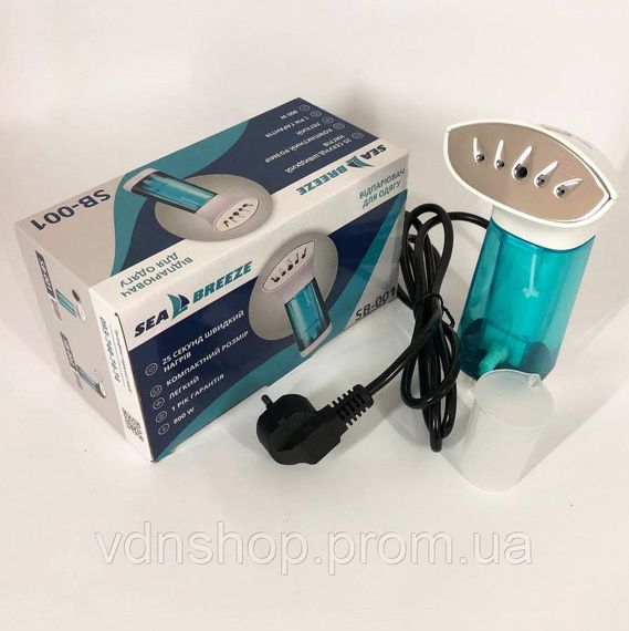 Дорожный паровой утюг SeaBreeze, Отпариватель для быстрого ухода за одеждой, Пароочистители для штор XZ-20 | Зображення 6