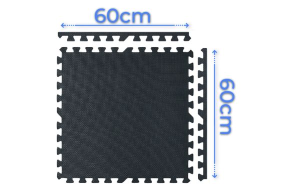 Килимок-пазл THUNDER PZ-01 60 х 60 чорний (PZ-01) | Зображення 3