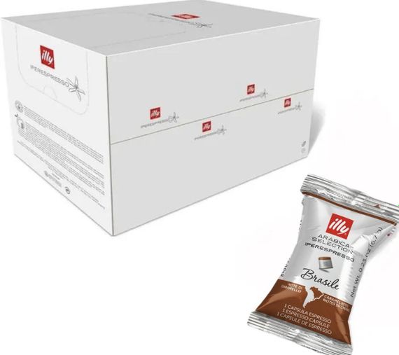 Кава в капсулах illy IperEspresso Brasile 100шт Італія іллі айпер капсули Бразиль