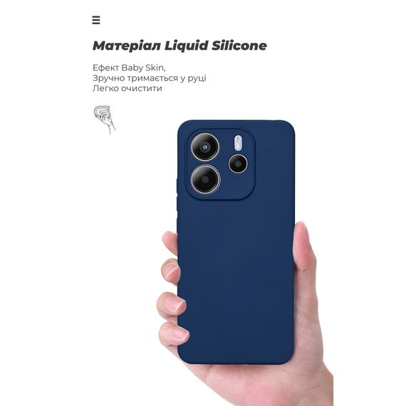 Чохол до мобільного телефона Armorstandart ICON Xiaomi Redmi Note 14 4G Camera cover Dark Blue (ARM79816) | Зображення 6