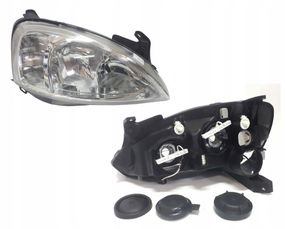 Фара Передняя Opel Combo 2000-2002 Правая H7/H7 С Белым Указ.Поворота, Эл. Рег. (Valeo Тип)