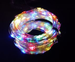 Гирлянда от USB "светодиодные капли" 20м, 200LED, мульти цвет, 8 режимов + пульт