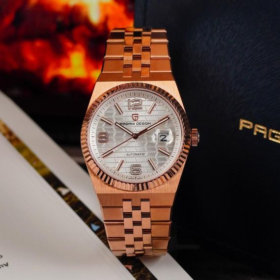 Чоловічий годинник Pagani Design PD-YS027 Gold-White | Зображення 2