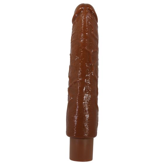 Реалістичний вібратор - Pretty Love Soren Realistic Vibrating Dildo Brown Sex Aura | Зображення 4