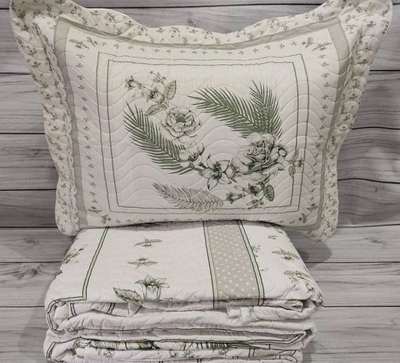 Покрывало(250х260см) с наволочками (50х70см) Miss Bella Asya gri Полиэстер