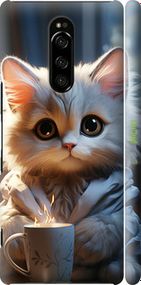 Чохол на Sony Xperia XZ4 Білий кіт "5646m-1623-2448"