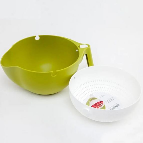 Дуршлаг MESH STRAINER Drain Basket 2в1, дуршлаг-ковш | Зображення 3
