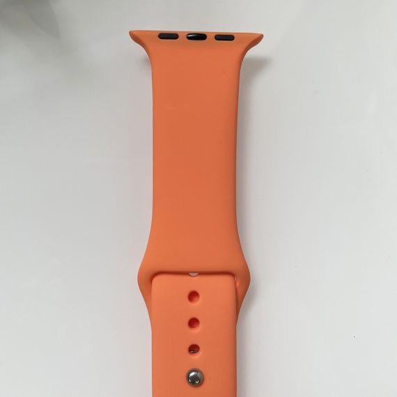 Силіконовий ремінець для розумного годинника Smart Watch 42/44 (Помаранчевий)
