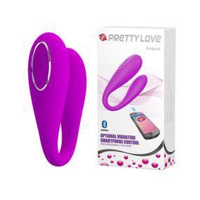 Вібратор - Pretty Love August Stimulator Purple (App) sexstyle