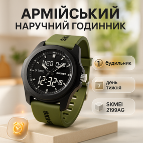 Мужские водостойкие кварцевые часы SKMEI 2199AG, Спортивные мужские часы для парня VF-20