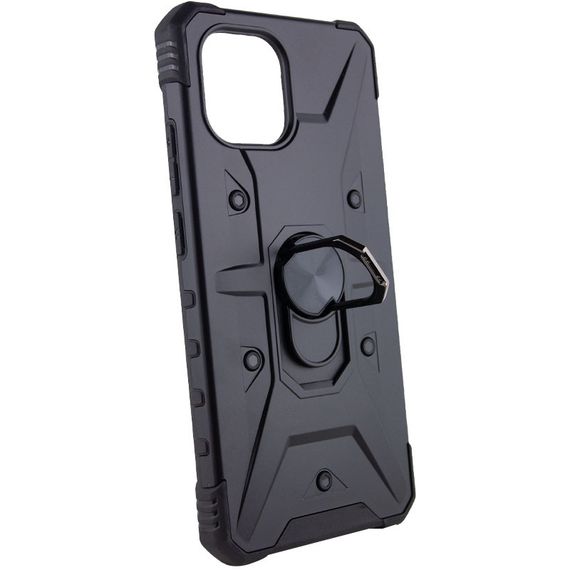 Ударопрочный чехол Pathfinder Ring для Xiaomi Redmi A1 / A2 Черный / Black | Зображення 1