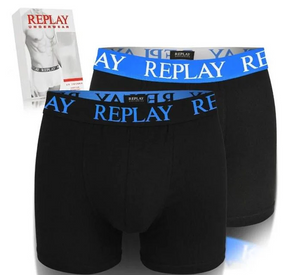 Чоловічі анатомічні труси боксери Replay (2 шт) S