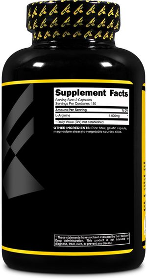 L-аргинин Primaforce L-Arginine, 1,000 mg 300 Capsules (500 mg per Capsule) | Зображення 1