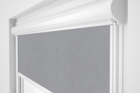 Рулонна штора Rolets Арабеска 2-2082-700 70x170 см закритого типу Срібляста