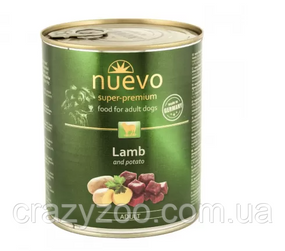 Влажный корм для собак Nuevo с ягненком и картофелем 800 г 95011