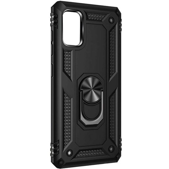 Протиударний чохол Serge Ring for Magnet (Ударостійкий) для Xiaomi Redmi Note 10 / Note 10s Black
