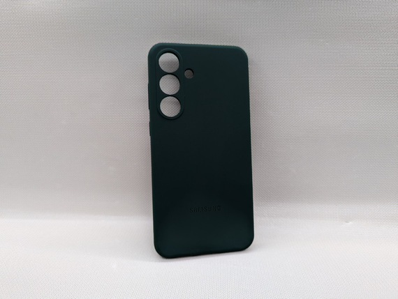 Чехол для Samsung Galaxy S25 FE Lakshmi, тонкий с защитой камеры, матовый, лазерный логотип, зеленый