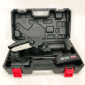 Мини пила 10см аккумуляторная с двумя аккумуляторами в кейсе, аккумуляторная минипила сучкорез