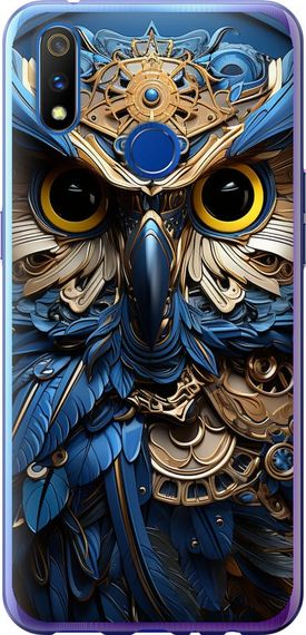 Чехол на Realme 3 Pro Сова v2 "5649u-1863-17620"