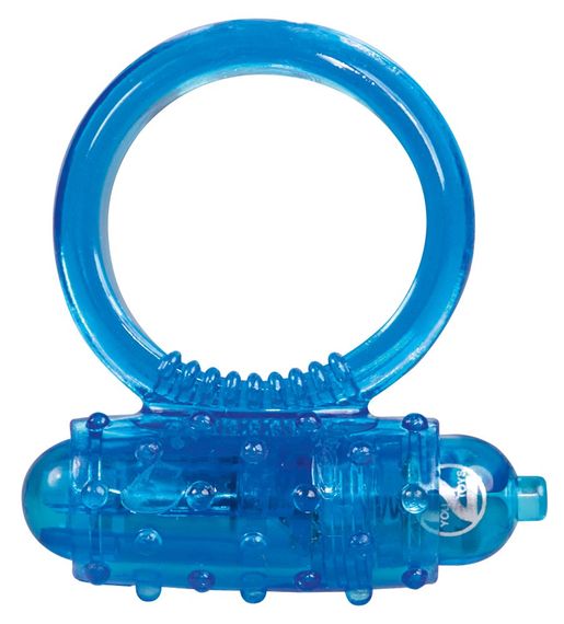 Эрекционное кольцо - Vibro Ring Silikon Blue sexstyle | Зображення 3