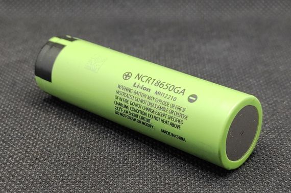 Акумулятор високострумовий Panasonic NCR18650GA 3,6V 3500mA ( 10А )1шт. | Зображення 1