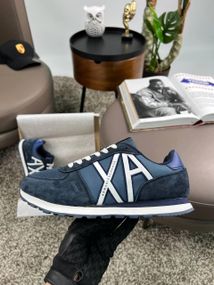 Чоловічі кросівки Exchange AX Dark Navy замша , текстиль , В'єтнам 45 28.5