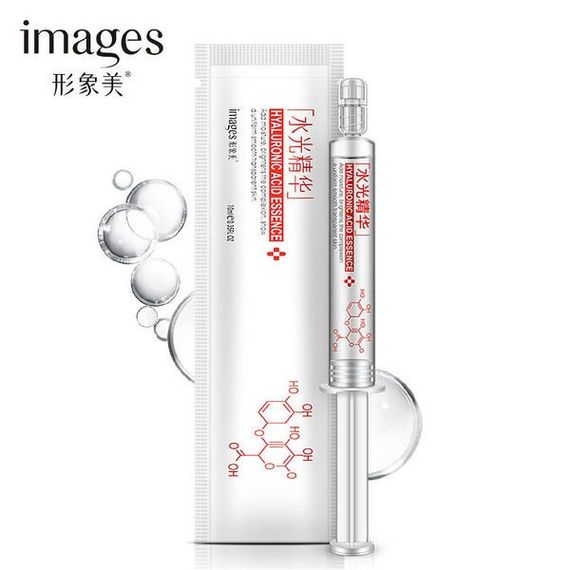 Сироватка для обличчя з гіалуроновою кислотою в шприці Images Hyaluronic Acid Essence 10 мл Red