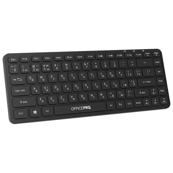 Клавіатура OfficePro SK790B Wireless/Bluetooth Black (SK790B) | Зображення 1