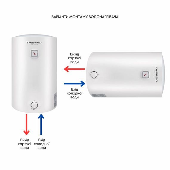 Водонагреватель электрический Thermo Alliance 30 л универсальный, мокрый ТЭН 1,5 кВт D30VH15Q1 | Зображення 4