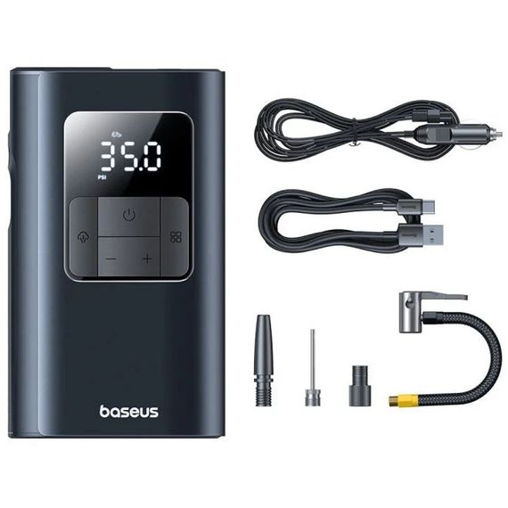 Автомобільний насос Baseus PrimeTrip VA1 2-in-1 1750 mAh (C11169001121-00) Cosmic Black | Зображення 2