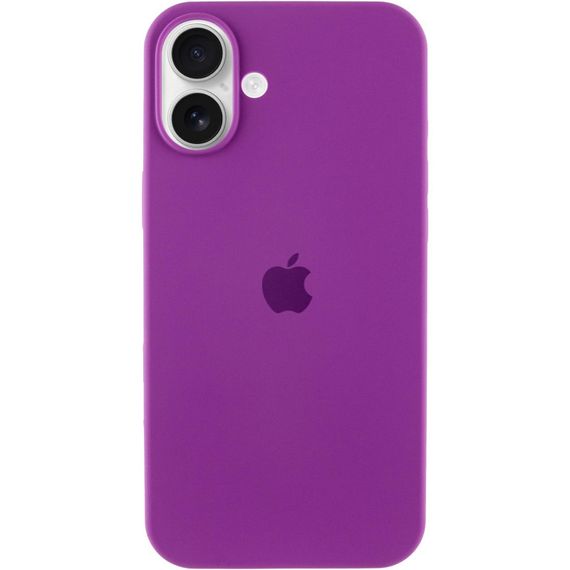 Чехол Silicone Case Full Protective (AA) для Apple iPhone 16 Plus (6.7") Фиолетовый / Grape