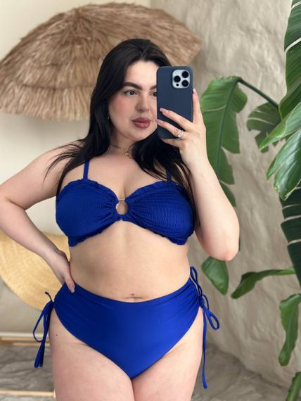 Роздільний синій купальник PLUS SIZE | Зображення 9
