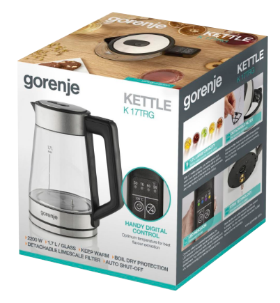 Електрочайник Gorenje K17TRG | Зображення 9