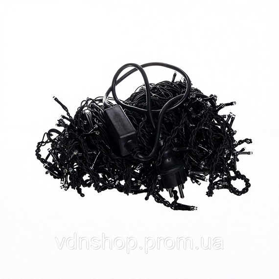 Уличная гирлянда Бахрома 25 м 405 LED черный провод Синий 25MBBL | Зображення 3