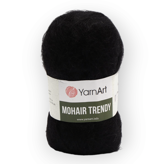 Пряжа YarnArt Mohair Trendy 102 мохер ярнарт | Зображення 1