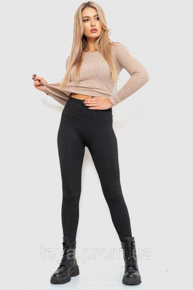 Лосини безшовні верблюжа вовна, колір чорний, розмір M-XXXL FA_008680 | Зображення 1