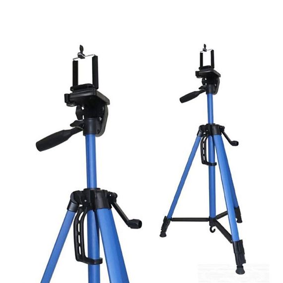 Професійний штатив 3366, тріпод з чохлом! Колір: синій | Зображення 2